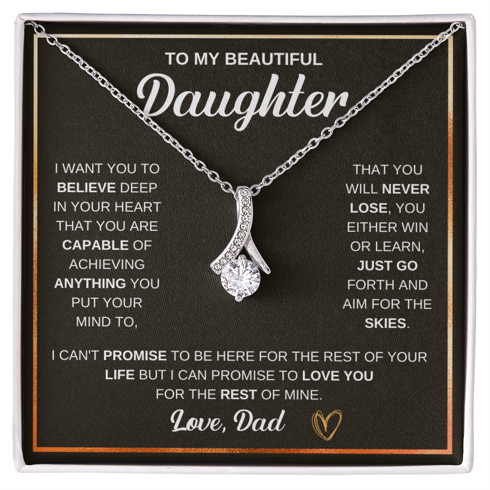 Daughter Necklace Gift From Dad