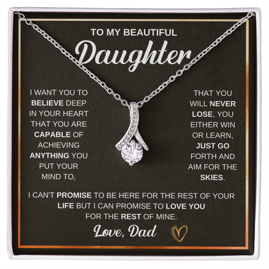 Daughter Necklace Gift From Dad